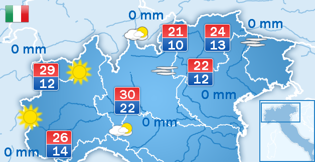 Weersverwachting voor morgen Weersverwachting voor morgen